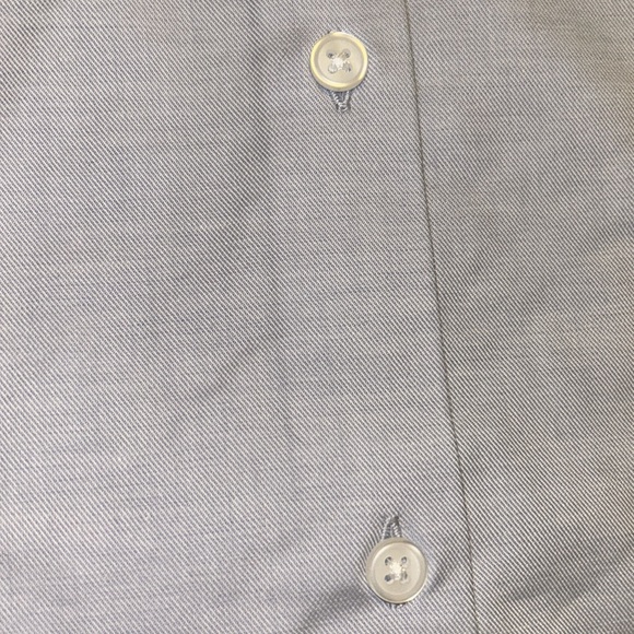 ASOS DESIGN regular fit shirt in Light Gray Size L - Picture 5 of 10